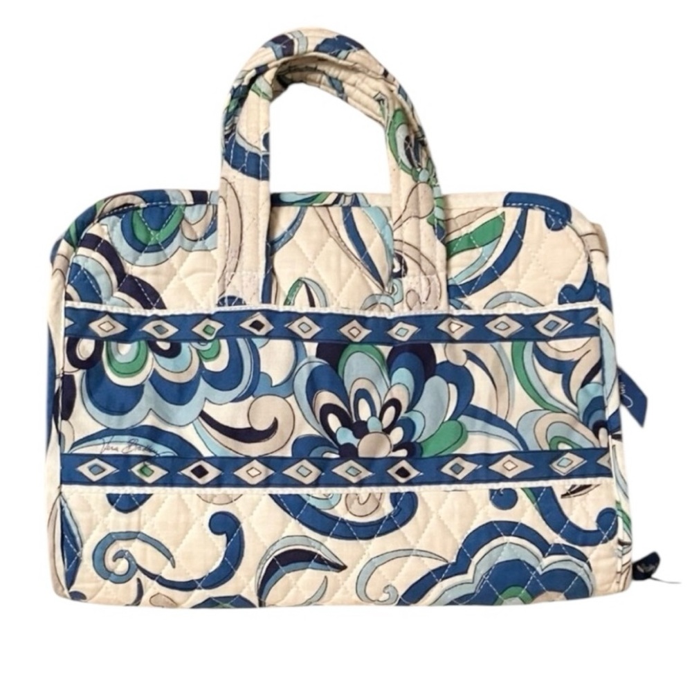 Vera Bradley Blue and Green Patterned Travel Bag